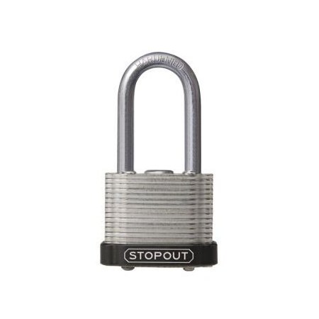 Accuform STOPOUT LAMINATED STEEL PADLOCKS KDL906BK KDL906BK